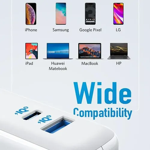 Anker PowerPort Atom III 2-Port 3 Pin Wall Charger