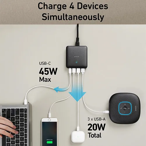 Anker PowerPort Atom III Slim 65W Wall Charger