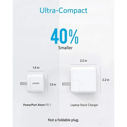 Anker PowerPort Atom PD1 High Speed Wall Charger