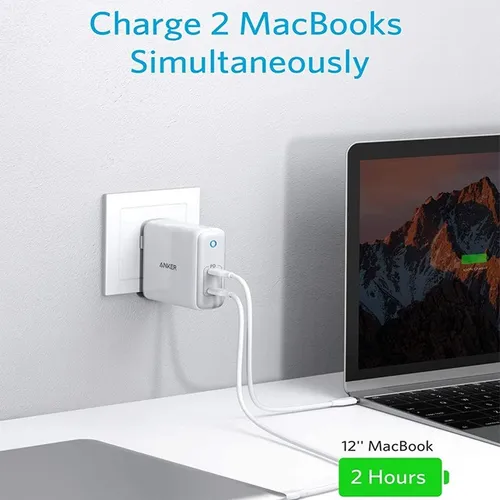 Anker PowerPort Atom PD2 60W 2-Port USB-C GaN Wall Charger