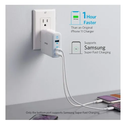Anker PowerPort III 3-Port 65W Elite Charger (A2034K11)