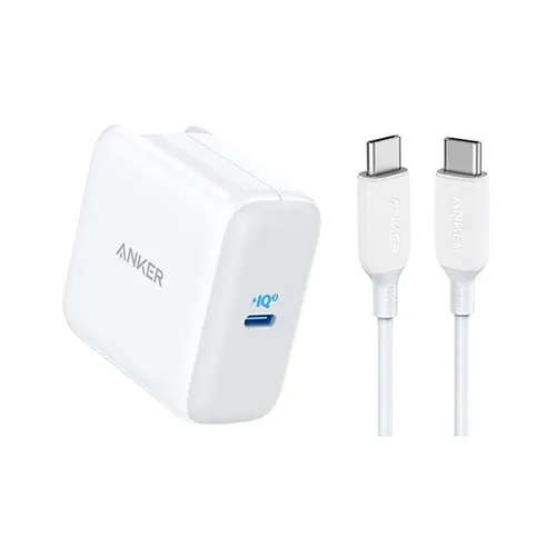 Anker PowerPort III 65W Charger + PowerLine III 6ft 100W Cable MacBook Charging Combo