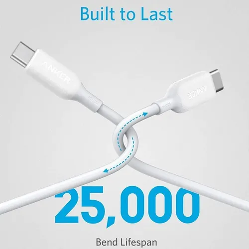 Anker PowerPort III 65W Pod USB-C Fast Charger with Worldwide Plug Set + PowerLine III 6ft 100W Cable MacBook Charging Combo