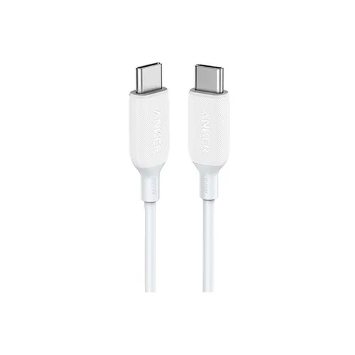 Anker PowerPort III 65W Pod USB-C Fast Charger with Worldwide Plug Set + PowerLine III 6ft 100W Cable MacBook Charging Combo