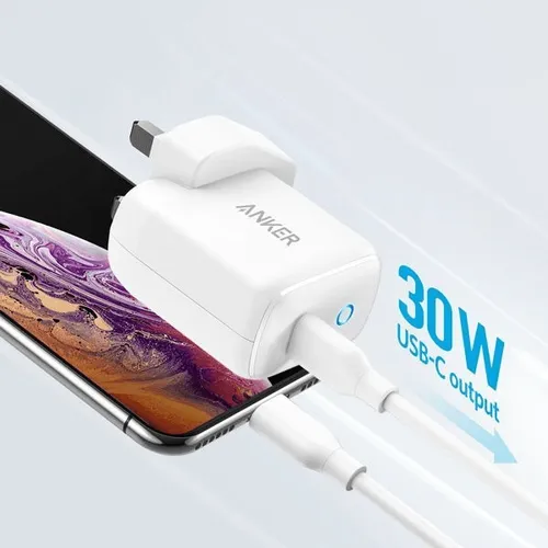 Anker PowerPort III Mini 30W Power IQ 3.0 3 Pin USB Type-C Charger