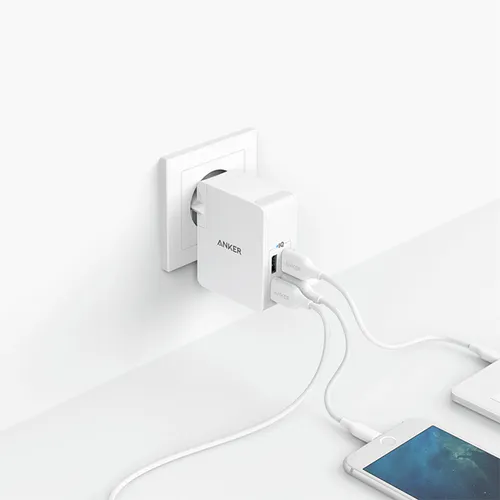 Anker PowerPort Lite 27W Power IQ 4 Ports USB Wall Charger