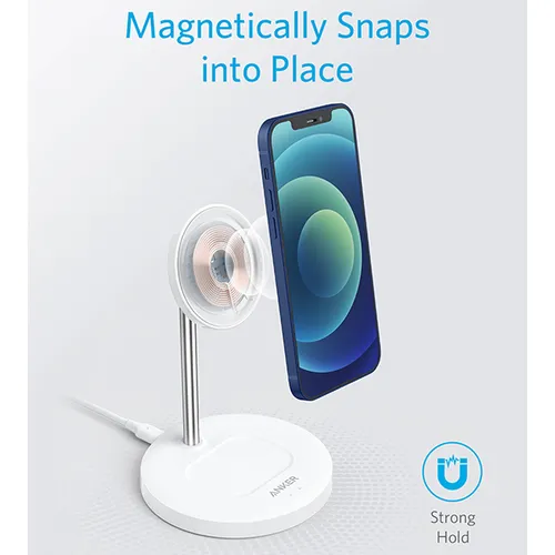 Anker PowerWave 2-in-1 Magnetic Wireless Charging Stand Lite