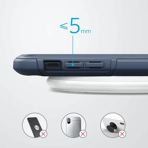 Anker PowerWave+ 2-in-1 Qi Wireless Charging Pad with Watch Holder