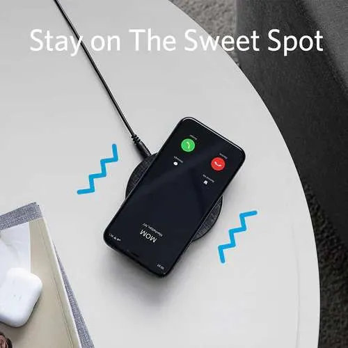 Anker PowerWave II Qi-Certified 15W Max Fast Wireless Charging Pad