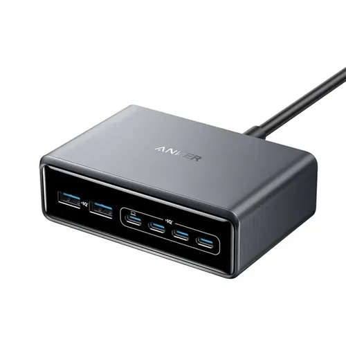 Anker Prime Charger 200W 6 Ports GaN Multi Port Desktop Charging Station