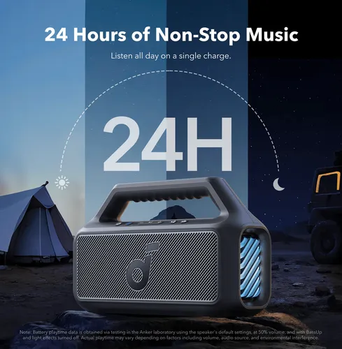Anker Soundcore Boom 2 Portable Bluetooth Speaker for Bass