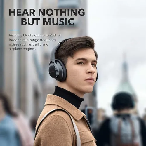 Anker Soundcore Life Q20 Upgraded Over-Ear Headphones with Hybrid ANC and Hi-Res Audio
