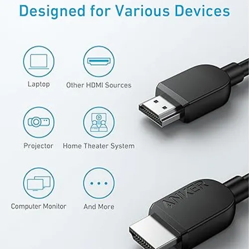 Anker Superior Definition 8K@60Hz HDMI to HDMI Cable