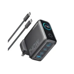 Anker Zolo B2697KZ1 140W 4-Port GaN Charger with Fast Charging with USB-C Cable