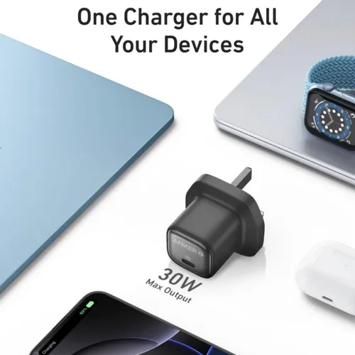 Anker Zolo B2698K21 30W PD 3.0 With USB-C to USB-C 3FT Cable