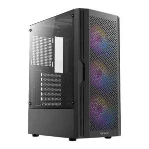 ANTEC AX20 Mid Tower Gaming PC Case with 3x Fixed RGB System Fans