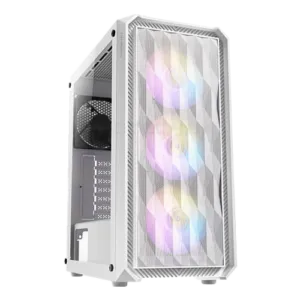ANTEC NX292 ARGB Mid Tower Gaming PC Case – White