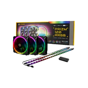 ANTEC PRIZM 120 ARGB 3in1 ARGB Fan + 2in1 LED Strip Kit