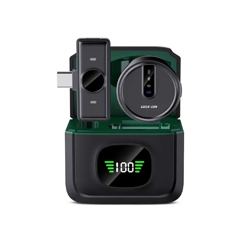 AOCHUAN Smart X Pro Gimbal + Green Lion GM-88X Noise Cancellation Wireless Microphones - Creator Combo Pack!