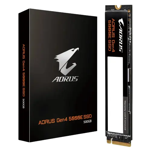 AORUS Gen4 5000E 500GB NVMe SSD