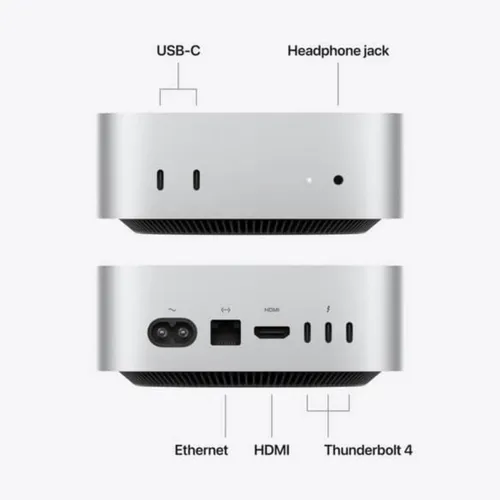 Apple MHQL4 Mac Mini with M6 Chip 16GB RAM 512GB SSD (2026, Silver)