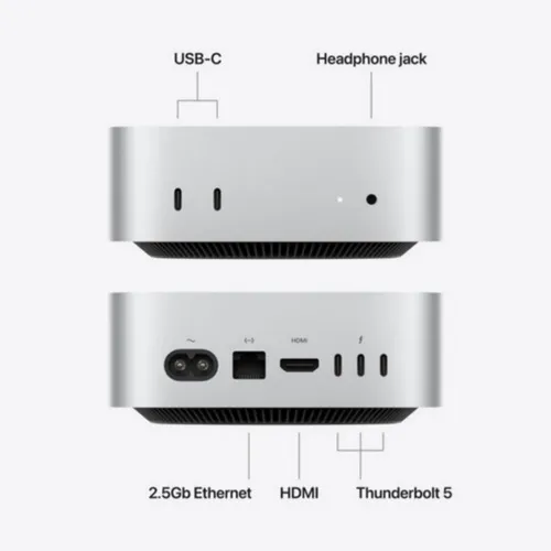 Apple MHQN4 Mac Mini with M5 Pro Chip 24GB RAM 512GB SSD (2026, Silver)