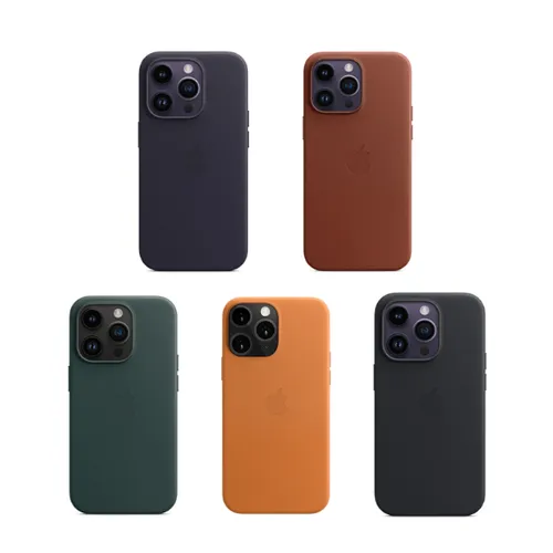 Apple Original Leather Case for iPhone 14 Series With MagSafe - CN Version