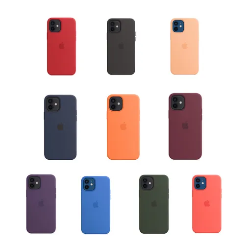 Apple Original Silicone Case For iPhone 12 Series - CN Version (Magsafe Not Supported)