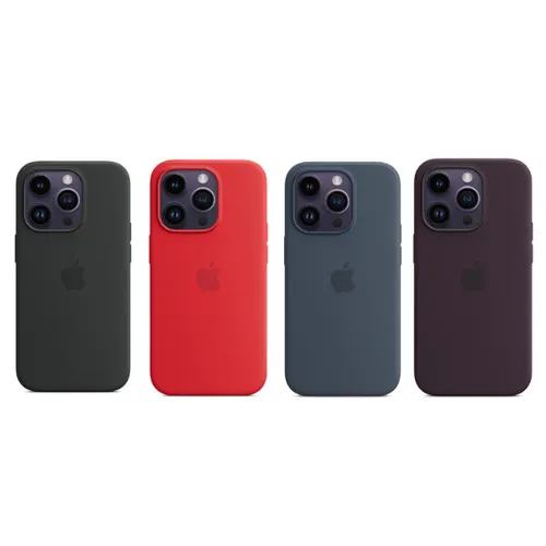 Apple Original Silicone Case for iPhone 14 Series - CN Version (Magsafe Not Supported)