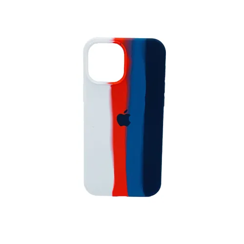 Apple Rainbow Silicone Back Cover for iPhone