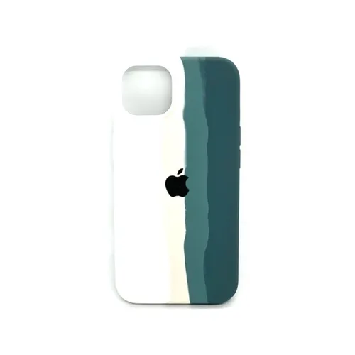 Apple Rainbow Silicone Back Cover for iPhone