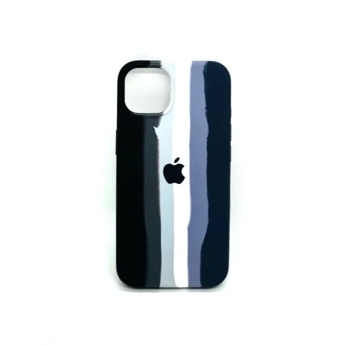 Apple Rainbow Silicone Back Cover for iPhone