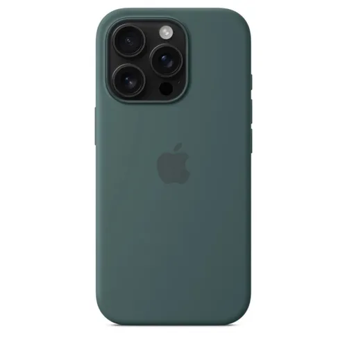 Apple Silicone Case with Magsafe for iPhone – Lake Green