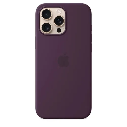 Apple Silicone Case with Magsafe for iPhone - Plum