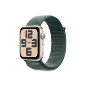 Apple Watch SE 2nd Gen 40MM Starlight Aluminum GPS – Green Sport Loop Band