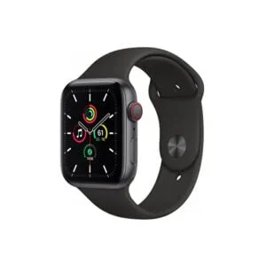 Apple Watch SE 40MM Space Gray Aluminum GPS + Cellular – Black Sport Band