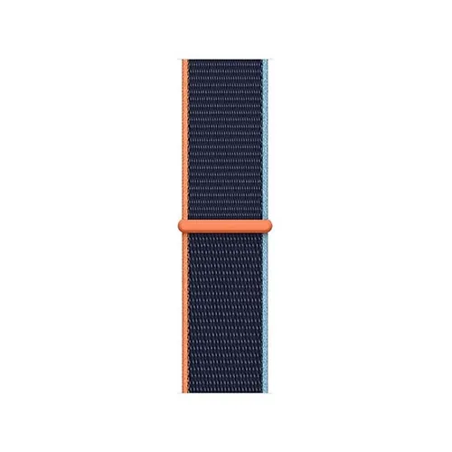 Apple Watch SE 44MM Silver Aluminum GPS + Cellular - Deep Navy Sport Loop