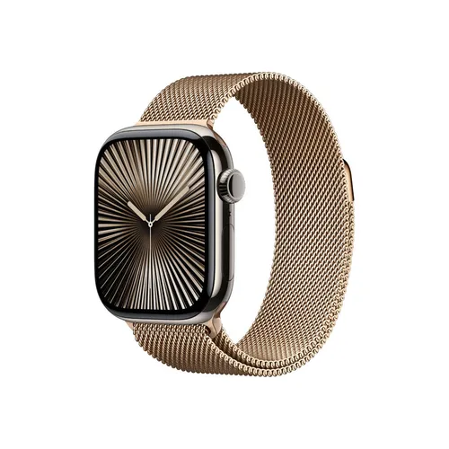 Apple Watch Series 10 42mm Titanium Case Milanese Loop