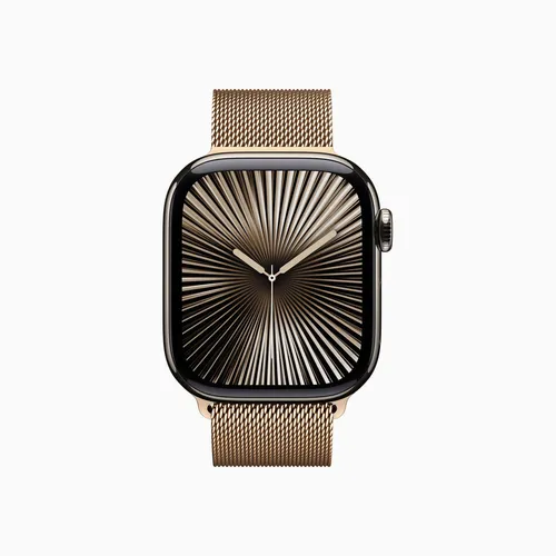 Apple Watch Series 10 46mm Titanium Case Milanese Loop