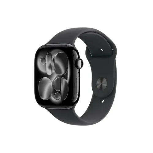 Apple Watch Series 11 46MM Jet Black Aluminum GPS – Black Sport Band