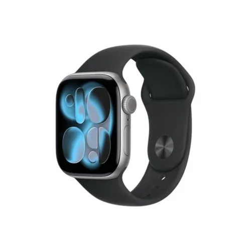 Apple Watch Series 11 46MM Space Gray Aluminum GPS – Black Sport Band