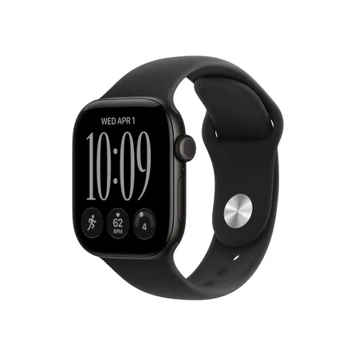 Apple Watch Series 12 42MM Black Aluminum GPS – Black Sport Band