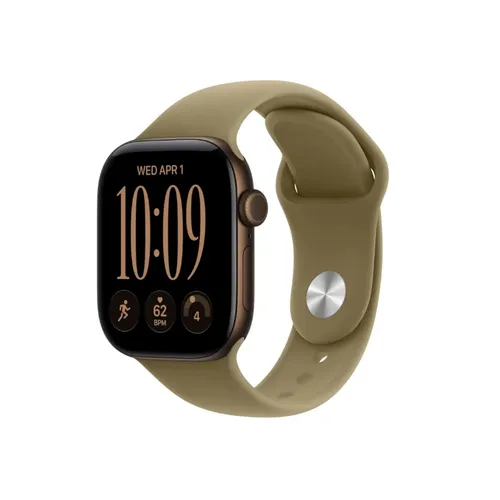Apple Watch Series 12 42mm Dark Bronze Aluminum GPS Olive Sport Band
