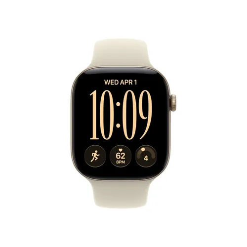 Apple Watch Series 12 42MM Light Gold Aluminum GPS – Sand Sport Band