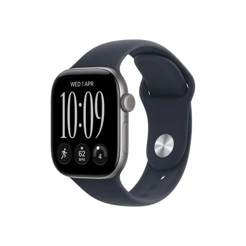 Apple Watch Series 12 42MM Space Gray Aluminum GPS – Navy Blue Sport Band