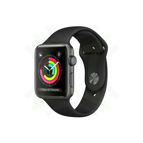 Apple Watch Series 3 42MM Space Gray - Black Sport Band