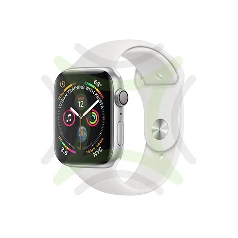 Apple Watch Series 4 40MM Silver GPS + Cellular - White Sport Band