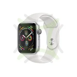 Apple Watch Series 4 40MM Silver GPS + Cellular - White Sport Band
