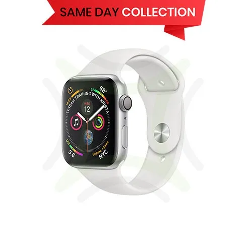Apple Watch Series 4 40MM Silver - White Sport Band