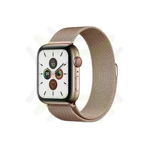 Apple Watch Series 5 40MM Gold Aluminum GPS + Cellular - Milanese Loop